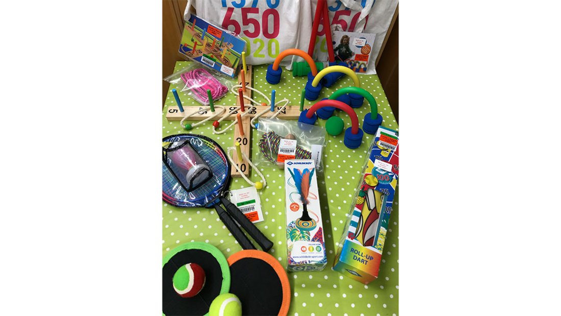 Outdoorspiele in der Stadtbibliothek