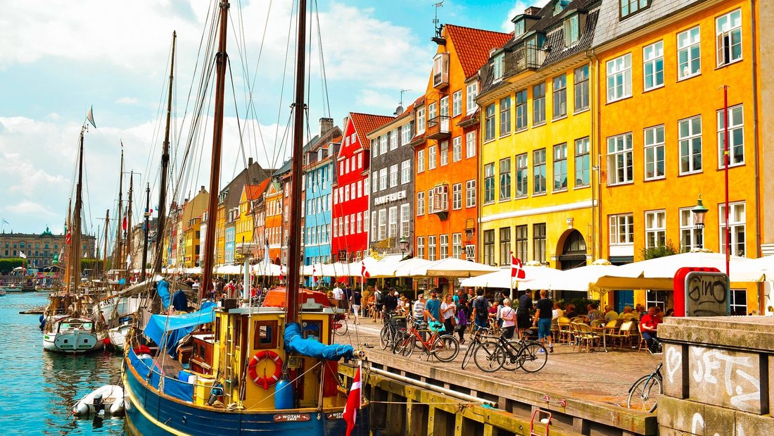 Hauptstadt Dänemarks Kopenhagen
