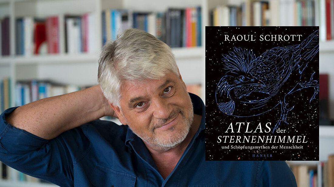 Raoul Schrott mit seinem Buch