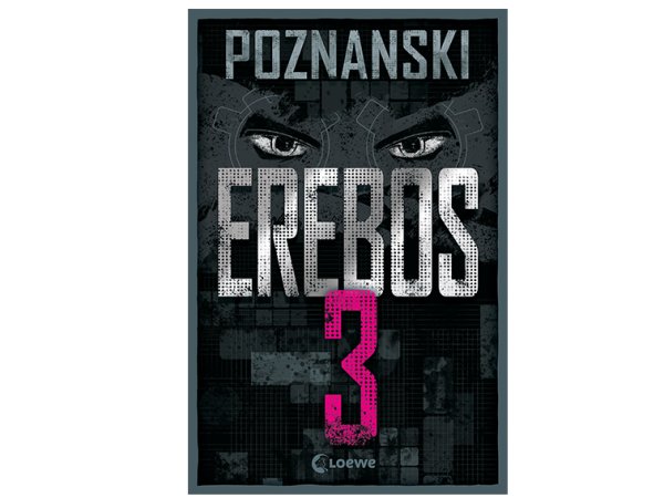 Der Schriftzug Erebos 3 auf dem Buchtitel