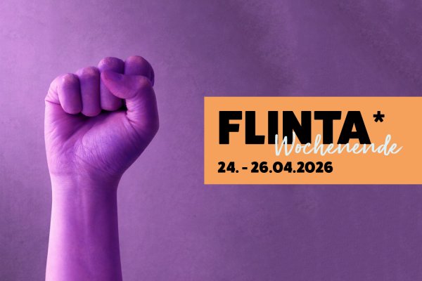 Faust mit FLINTA* Logo