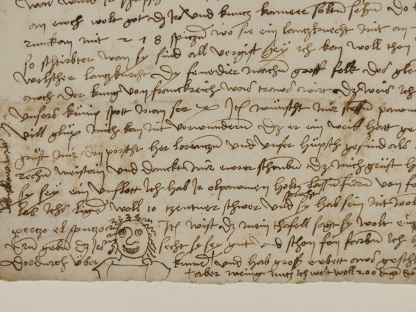 Abbildung eines handschriftlichen Briefes