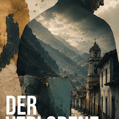 Buchcover mit dem Profil eines Mannes vor bewölktem Himmel und Berglandschaft, darüber der Name 'URSULA SCHMID-SPREER' und das Logo des Adakia Verlags